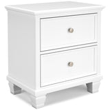 Fortman White California King Panel 4-Piece Bedroom Set (Online Special Price) - Ornate Home