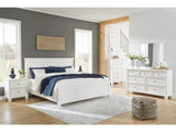 Fortman White California King Panel 4-Piece Bedroom Set (Online Special Price) - Ornate Home