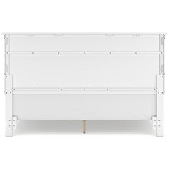 Fortman White California King Panel 4-Piece Bedroom Set - Ornate Home