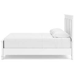 Fortman White California King Panel 4-Piece Bedroom Set - Ornate Home