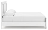 Fortman White California King Panel Bed & Dresser & Mirror (Online Special Price) - Ornate Home