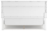 Fortman White California King Panel Bed & Dresser & Mirror (Online Special Price) - Ornate Home