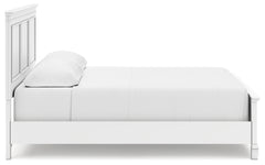 Fortman White California King Panel Bed & Dresser & Mirror - Ornate Home