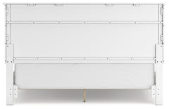 Fortman White California King Panel Bed & Dresser & Mirror - Ornate Home