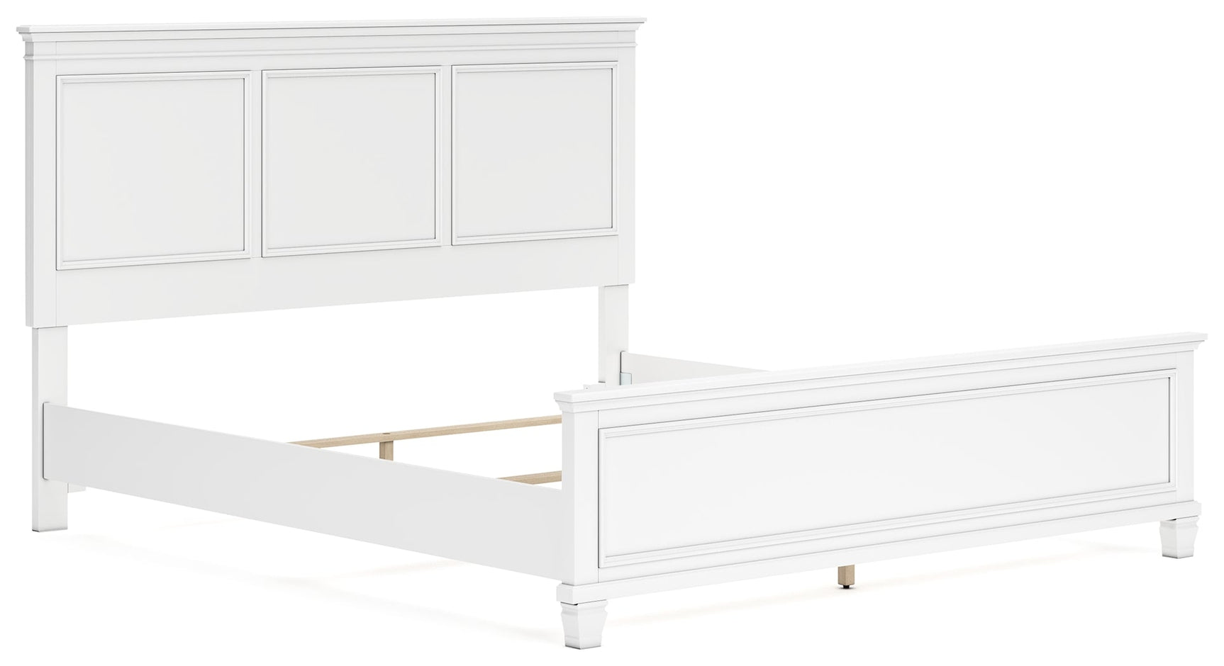 Fortman White California King Panel Bed (Online Special Price) - Ornate Home