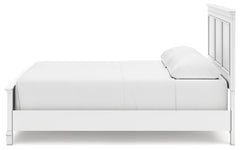 Fortman White California King Panel Bed - Ornate Home