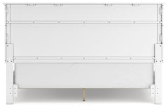 Fortman White California King Panel Bed - Ornate Home