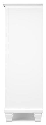 Fortman White Chest of Drawers - Ornate Home