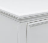 Fortman White Chest of Drawers - Ornate Home