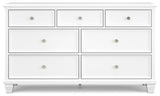 Fortman White Dresser - Ornate Home