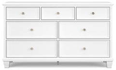 Fortman White Dresser - Ornate Home