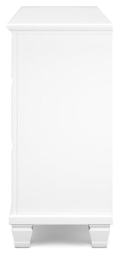 Fortman White Dresser - Ornate Home