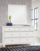 Fortman White Dresser and Mirror - Ornate Home