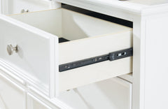Fortman White Dresser and Mirror - Ornate Home