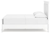 Fortman White Full Panel 4-Piece Bedroom Set - Ornate Home