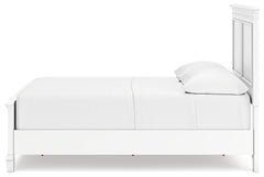Fortman White Full Panel 4-Piece Bedroom Set - Ornate Home