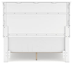 Fortman White Full Panel 5-Piece Bedroom Set - Ornate Home