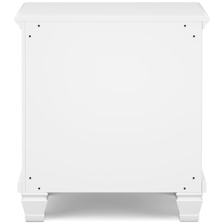 Fortman White Full Panel 5-Piece Bedroom Set - Ornate Home