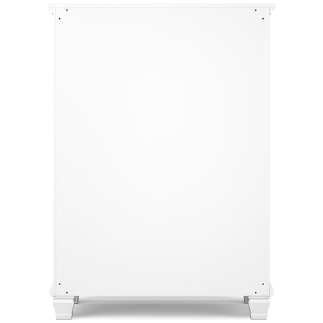 Fortman White Full Panel 6-Piece Bedroom Set w/ 2 Nightstands - Ornate Home