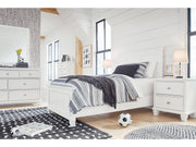 Fortman White Full Panel 4-Piece Bedroom Set - Ornate Home