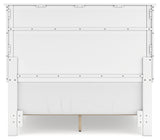 Fortman White Full Panel Bed, Dresser and Mirror - Ornate Home