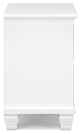 Fortman White Full Panel Bed, Dresser and Nightstand (Online Special Price) - Ornate Home