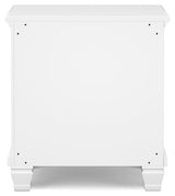 Fortman White Full Panel Bed, Dresser and Nightstand (Online Special Price) - Ornate Home