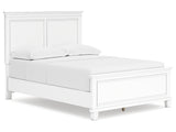 Fortman White Full Panel Bed (Online Special Price) - Ornate Home