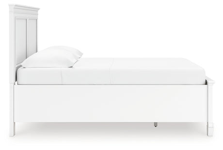 Fortman White Full Panel Storage Bed - Ornate Home