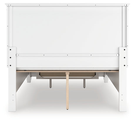 Fortman White Full Panel Storage Bed - Ornate Home