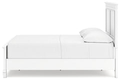 Fortman White Full Panel Youth Bed - Ornate Home