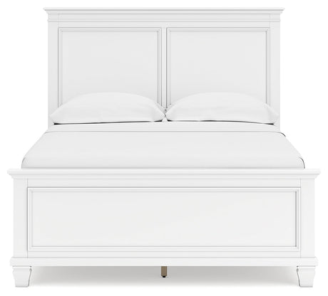 Fortman White Full Panel Youth Bed - Ornate Home