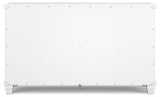 Fortman White King Panel Bed & Dresser & 2 Nightstands (Online Special Price) - Ornate Home