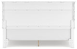 Fortman White King Panel Bed - Ornate Home