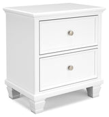 Fortman White Nightstand (Online Special Price) - Ornate Home