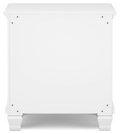 Fortman White Nightstand - Ornate Home