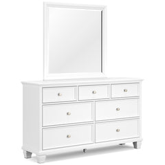 Fortman White Queen Panel 5-Piece Bedroom Set - Ornate Home