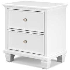 Fortman White Queen Panel 5-Piece Bedroom Set - Ornate Home