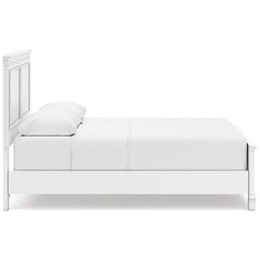 Fortman White Queen Panel 5-Piece Bedroom Set - Ornate Home