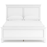 Fortman White Queen Panel 6-Piece Bedroom Set w/ 2 Nightstands (Online Special Price) - Ornate Home