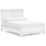 Fortman White Queen Panel 6-Piece Bedroom Set w/ 2 Nightstands (Online Special Price) - Ornate Home