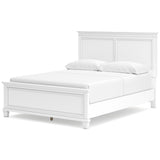 Fortman White Queen Panel 6-Piece Bedroom Set w/ 2 Nightstands (Online Special Price) - Ornate Home