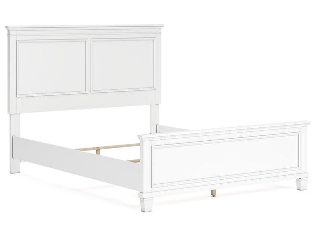Fortman White Queen Panel Bed (Online Special Price) - Ornate Home