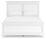 Fortman White Queen Panel Bed (Online Special Price) - Ornate Home