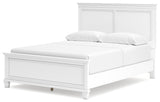 Fortman White Queen Panel Bed (Online Special Price) - Ornate Home