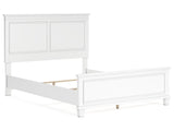 Fortman White Queen Panel Bed - Ornate Home