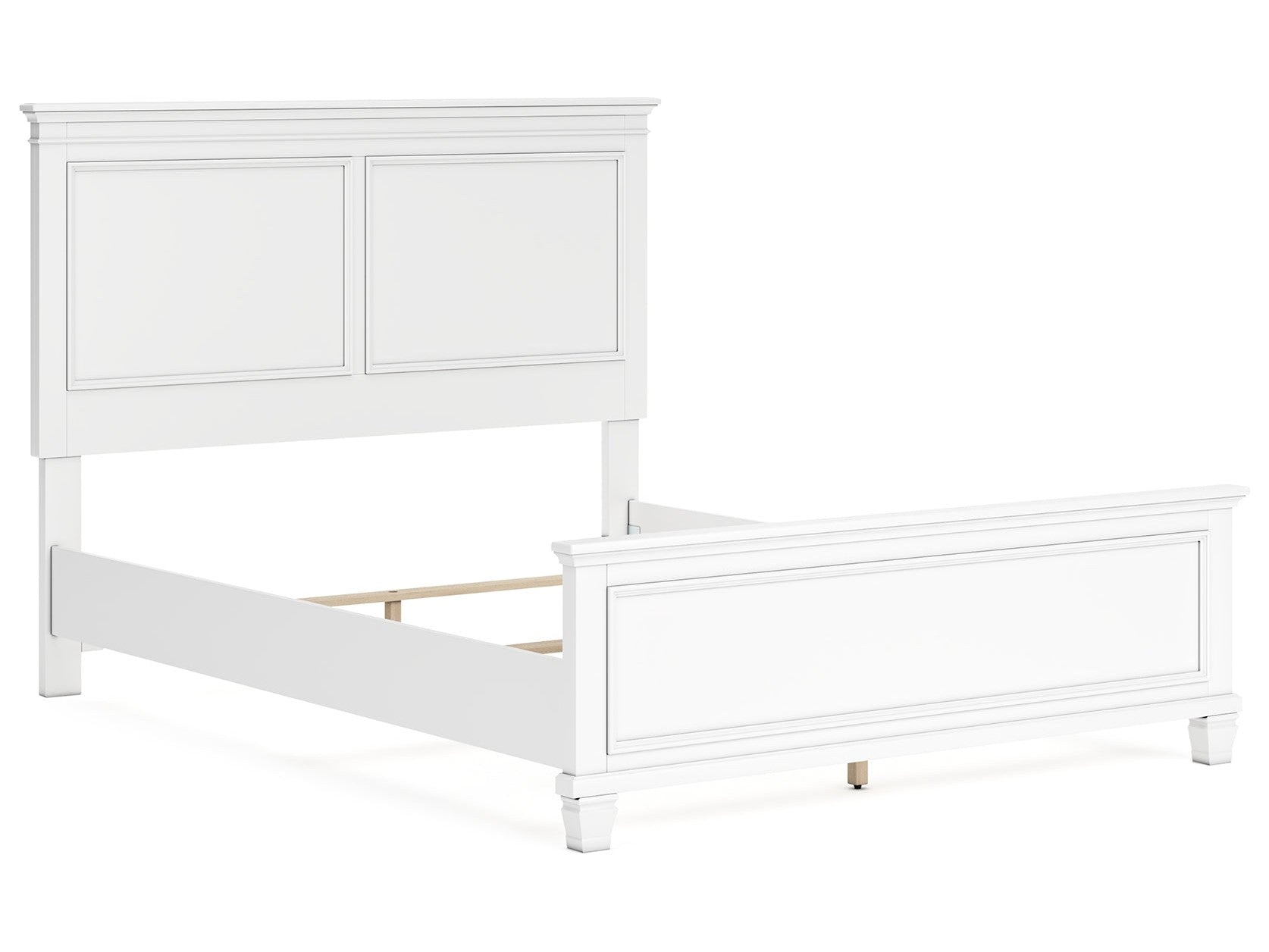 Fortman White Queen Panel Bed - Ornate Home