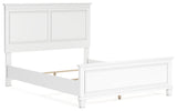 Fortman White Queen Panel Bedroom Set with Dresser, Mirror and Nightstand (Online Special Price) - Ornate Home