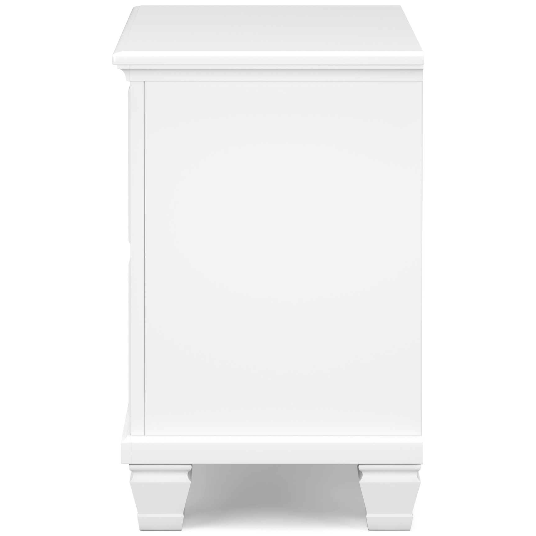 Fortman White Twin Panel 5-Piece Bedroom Set - Ornate Home