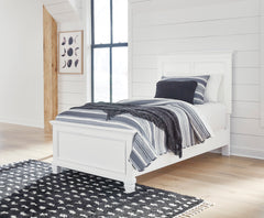 Fortman White Twin Panel 4-Piece Bedroom Set - Ornate Home